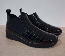 Ladies RIEKER Black Patent