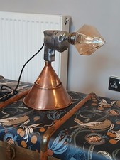 Upcycled lamp made from