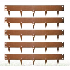 Corten Steel Lawn Edging Set