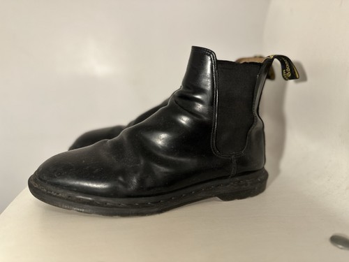 Doc martens black leather - martens, slip