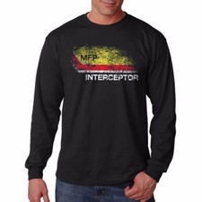 Mad Max MFP Interceptor pursuit car V8 black long sleeve cotton t-shirt OZ9279