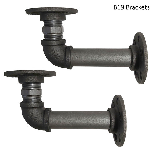 Pipe shelf brackets - pipe,