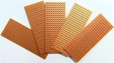 5 x Vero Style Strip Board Strip board 25 x 64mm Veroboard 9 Tracks x 25 Holes