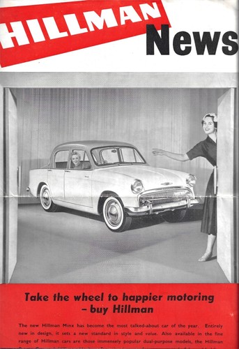 Hillman range 1956 1957 - range, 1956-1957