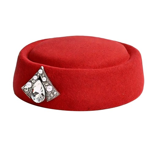 Crystal embellished top hats - crystal,