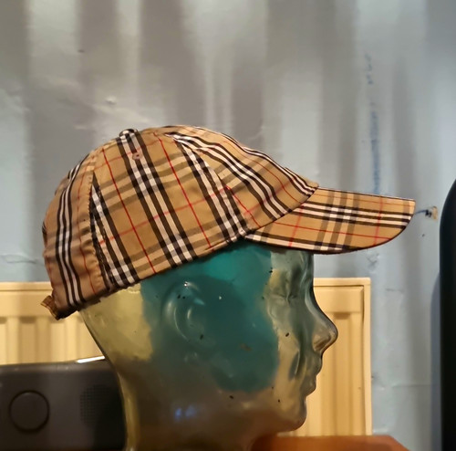 Vintage burberry cap 1990s - vintage,
