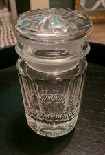 Vintage Cut Glass Lidded