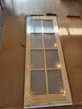 Glazed internal door with - door,