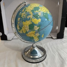 World Globe for Kids Educational Rotating World Children Map 20cm Eureka 