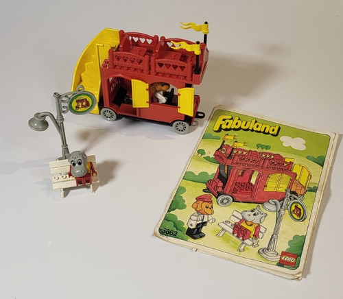 Lego vintage fabuland 3662 - vintage, bus