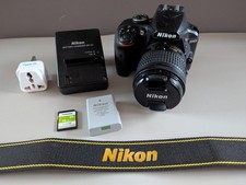 Nikon D3400 DSLR Camera with AF-P DX 18-55 VR Lens  (Perfect Condition)