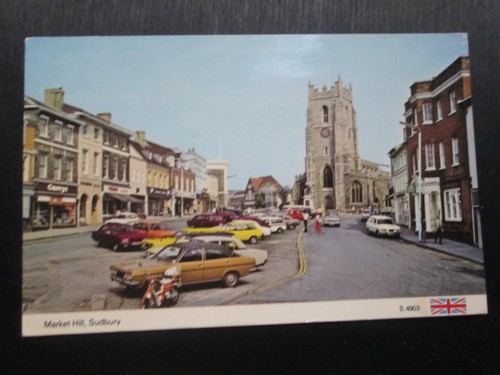Postcard market hill - postcard,