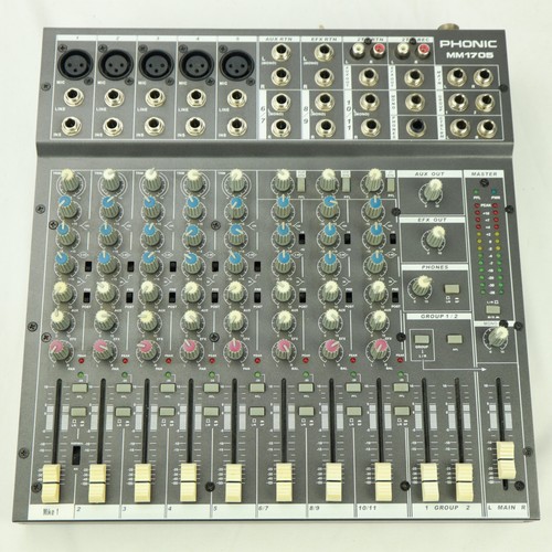 Phonic mm1705 mixer channel - phonic, 8-channel