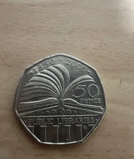 Public Library 50p Coin
