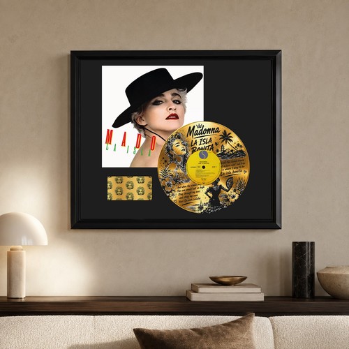 Madonna gold record display - madonna,