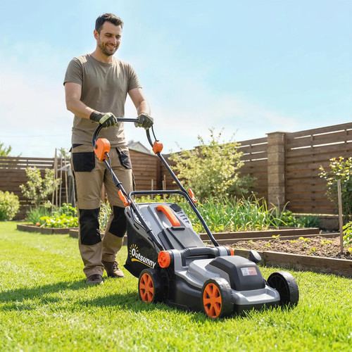 18v cordless lawnmower 4ah - cordless,