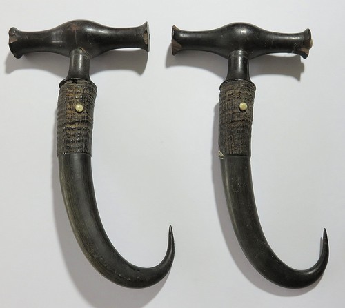 Scarce pair antique 19th - pair,