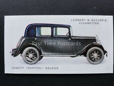 No.12 JOWETT KESTREL Motor Cars - A Series REPRINT Lambert & Butler 1922