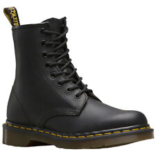 Dr. Martens 1460 8-Eyelet Black Unisex Greasy Leather Lace-up Combat Boots