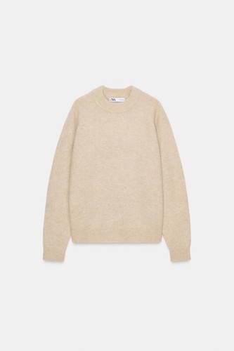 Zara jumper womens beige - womens,