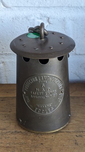 Protector miners lamp brass - miners,