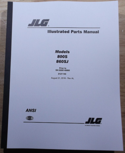 Jlg 800s 860sj - jlg,
