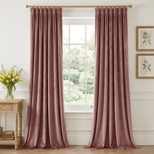 Dusty Rose Pinch Pleated