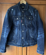 DSquared2 Dan Distressed Jean Jacket. Unworn. Size52, RRP£530