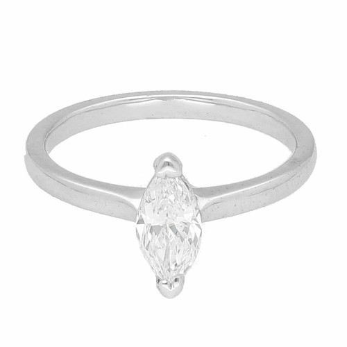 18carat white gold - white,