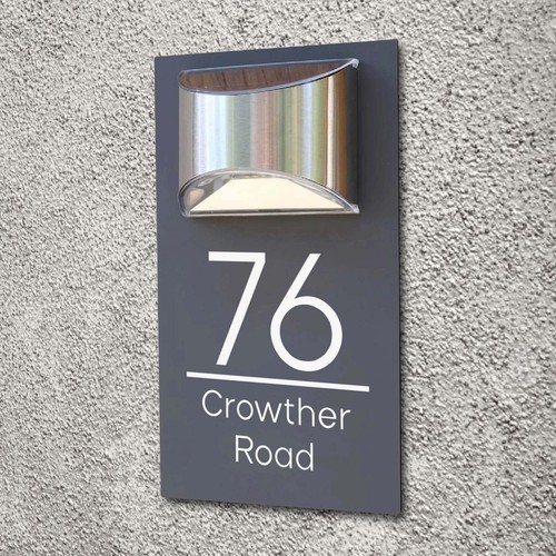 Personalised house number - personalised,