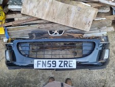 Peugeot 407 2004 - 2010 Estate Front Bumper BLACK