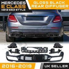 GLOSS BLACK REAR DIFFUSER for
