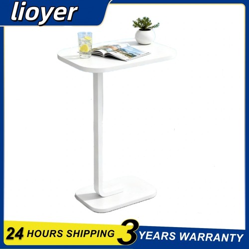 White oval shaped side end - shaped,