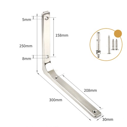 Stainless steel shaped wall - stainless,