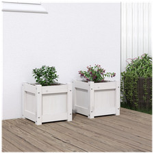 Wooden Planter White Pine