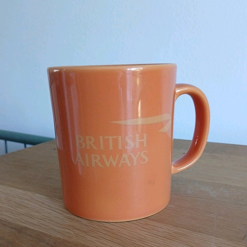 British airways orange ceramic - british,