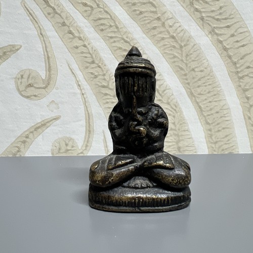 Thai buddha brass amulet - buddha,