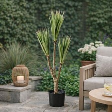 Faux Sisal Tree Triple Stem