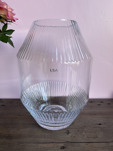 Lsa rotunda clear vase - clear, lantern