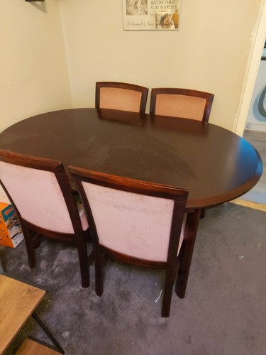 Dining table and chairs - dining, 4