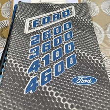 FORD 2600,3600,4100,4600,TRACTOR Operator Maintenance MANUAL- nice example 1975