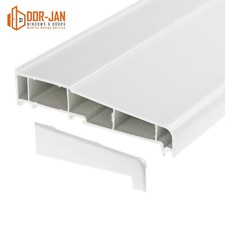 1m x 150mm White UPVC Sill for