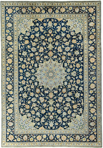 Persian carpet kashan - kashan, cork