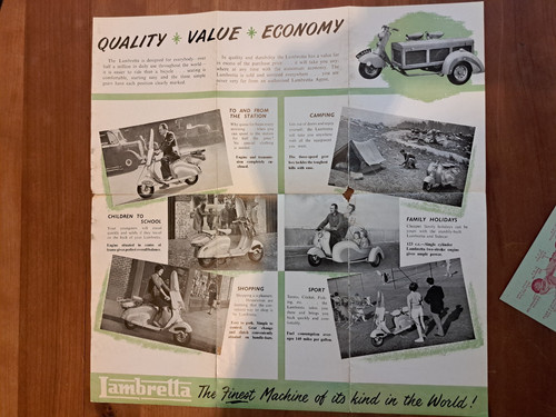 Lambretta 1954 scooter - lambretta,