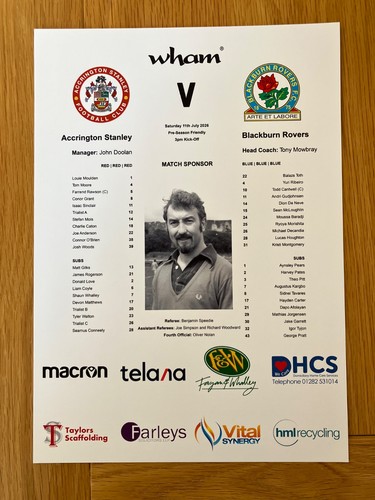 Accrington stanley 2026 - accrington, 2026-2027