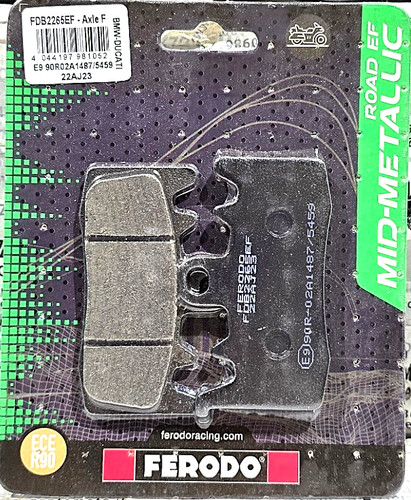 Front brake pads ferodo - front,