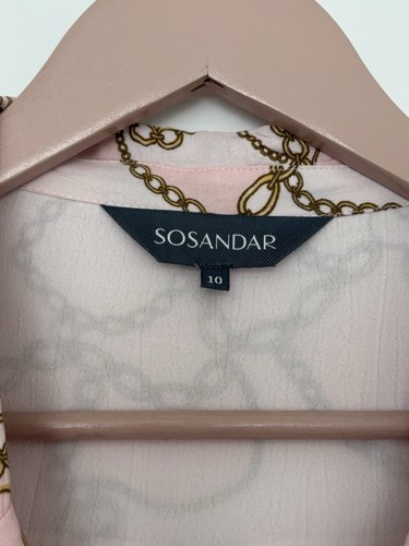 Sosandar pink chain print - sosandar,