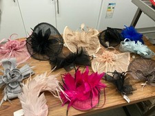 JOB LOT NEW VARIOUS COLOURS/DESIGNS FASCINATORS X 13 HEAD DRESS FOR WEDDINGS