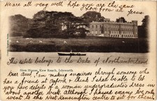 PC SION HOUSE KEW REACH ISLEWORTH LONDON ENGLAND VINTAGE POSTCARD (u12704)