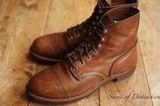 Redwing Iron Ranger Red Wing 8111 Brown Leather Boots Shoes Men's UK 7.5 US 8.5